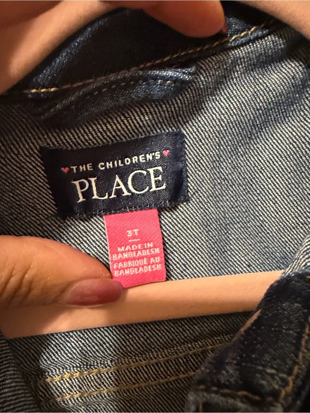 The Children's Place Dark Blue Denim Jean Jacket